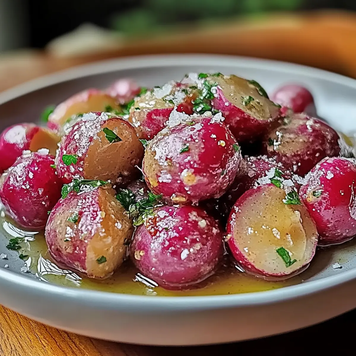 Roasted Radishes with Butter and Sea Salt
