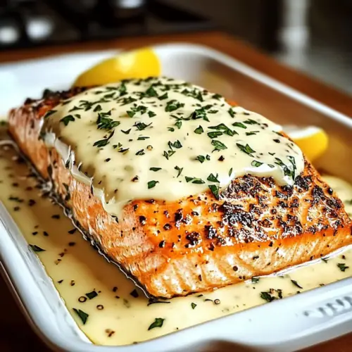 Baked Boursin Salmon