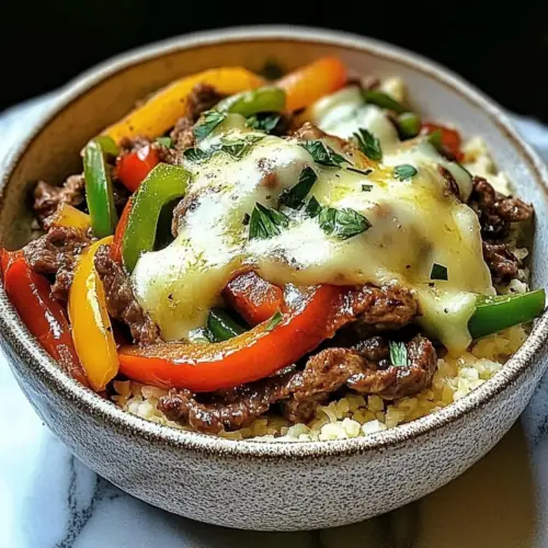 Philly Cheesesteak Bowls