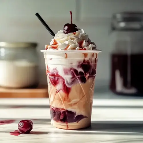 Cherry Vanilla Iced Latte